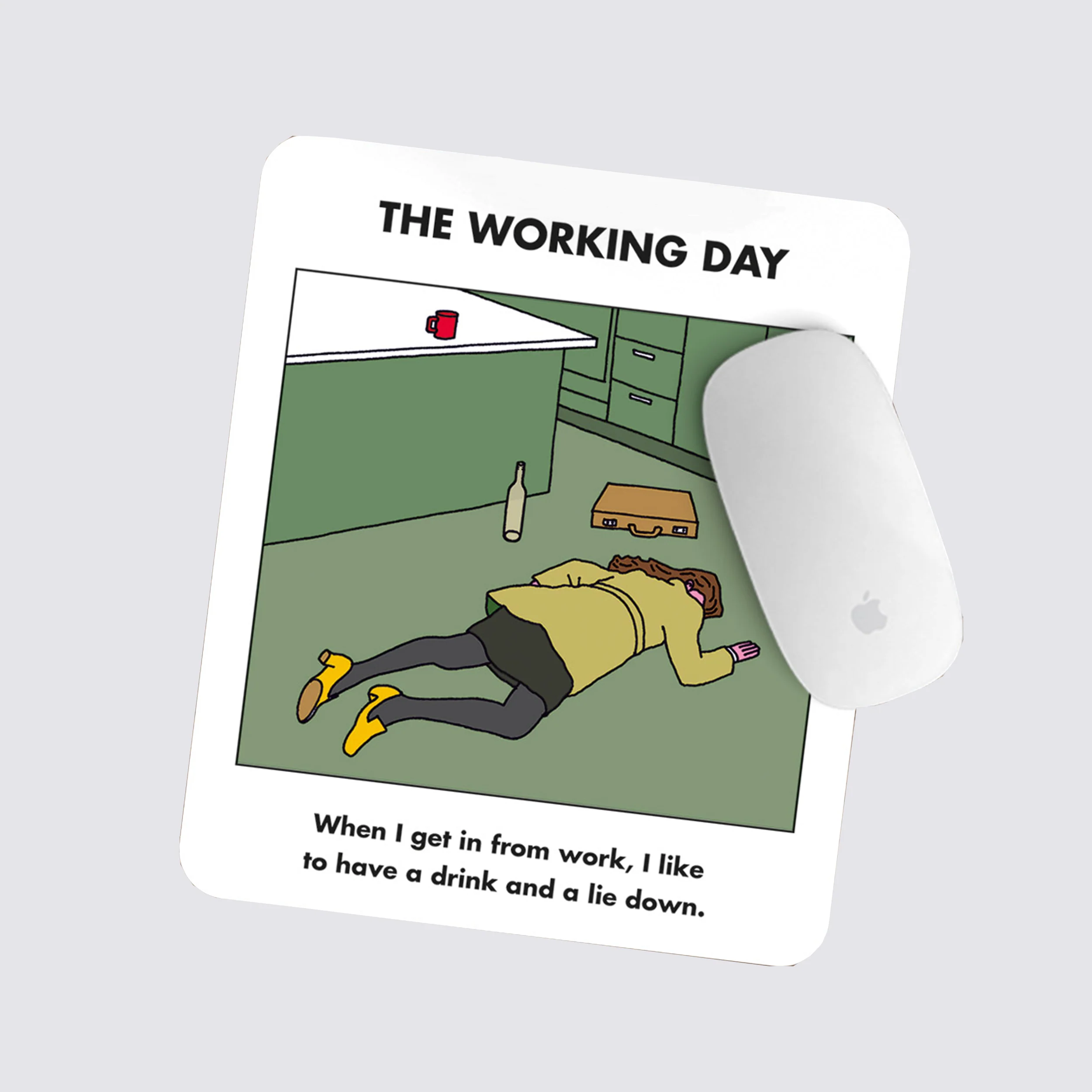 The Working Day Mouse Mat - Image 2