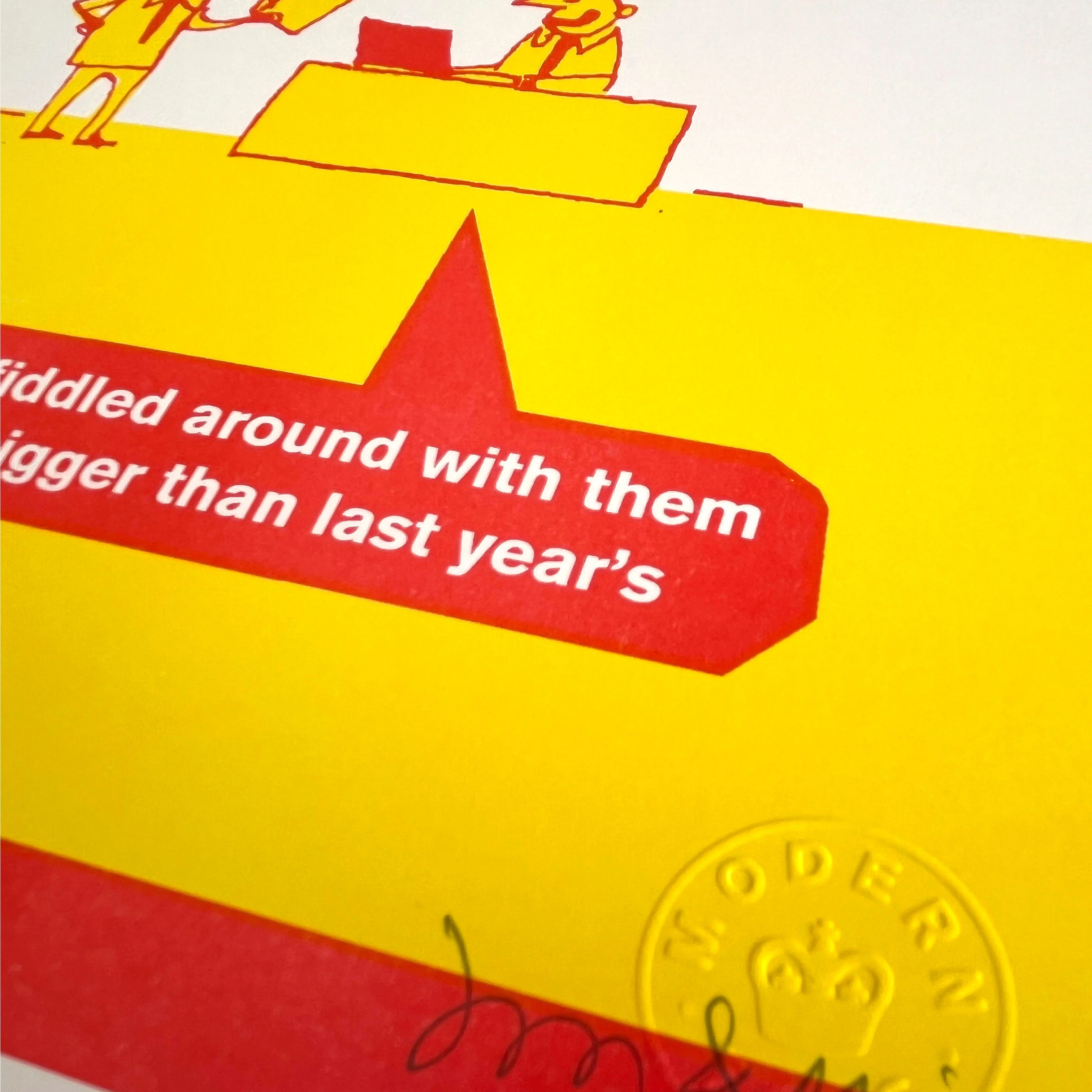 Work Amazing Figures Risograph Print - Image 2