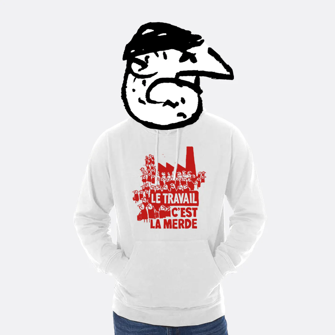 Work is Shit Hoodie - Image 2