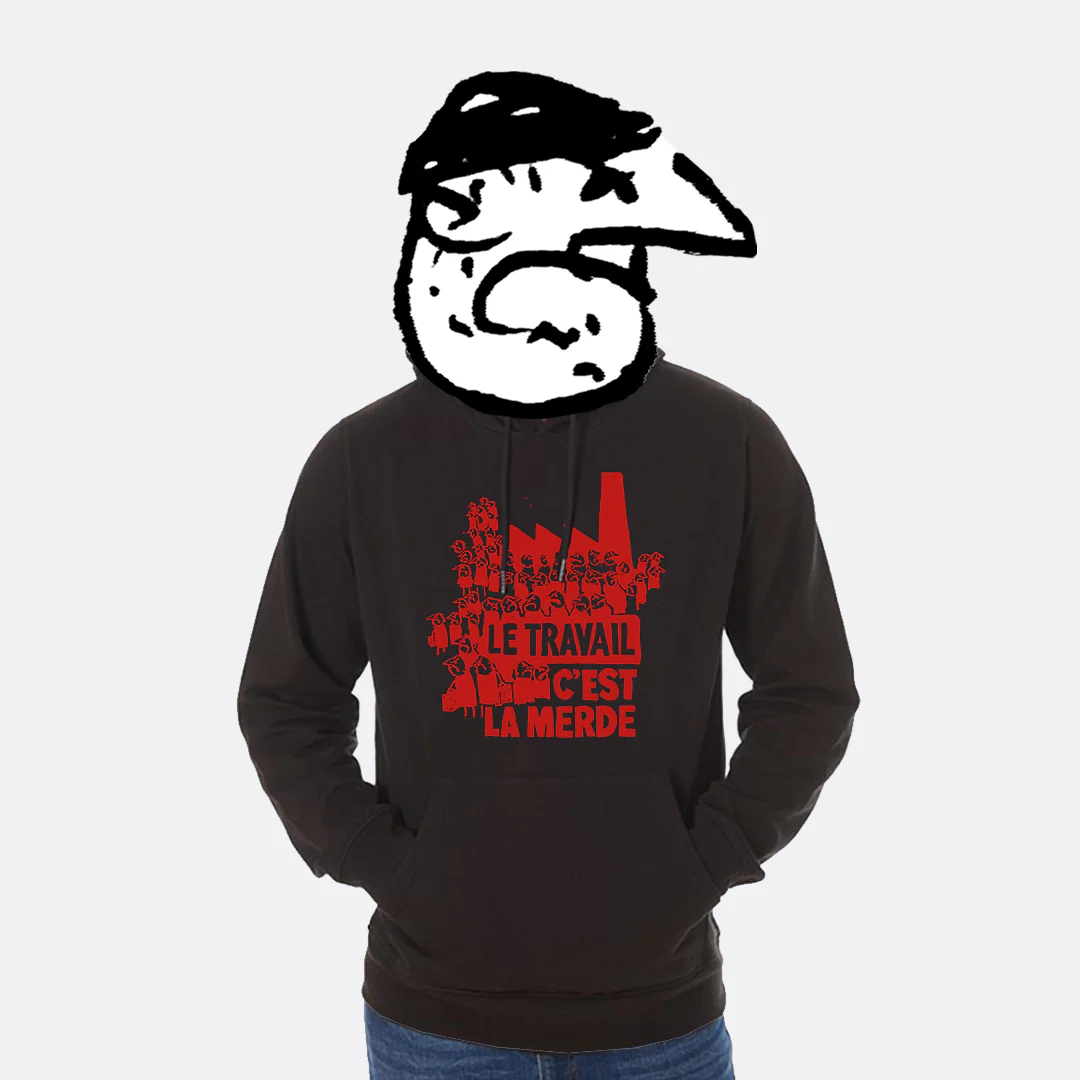 Work is Shit Hoodie - Image 3